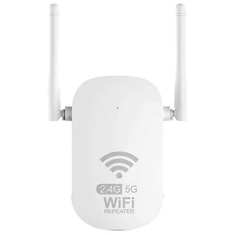 Répéteur Wi-Fi WLAN AC1200 double bande avec 2 antennes - Prise UE - (1/5)