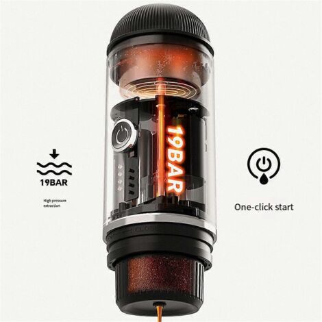 Machine à café portable pour la voiture et le camping,D-- (1/5)