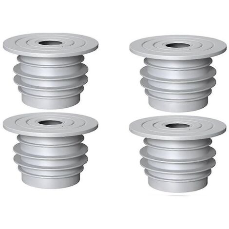 Lot de 4 couvercles désodorisants pour siphon de sol et égout (1/5)