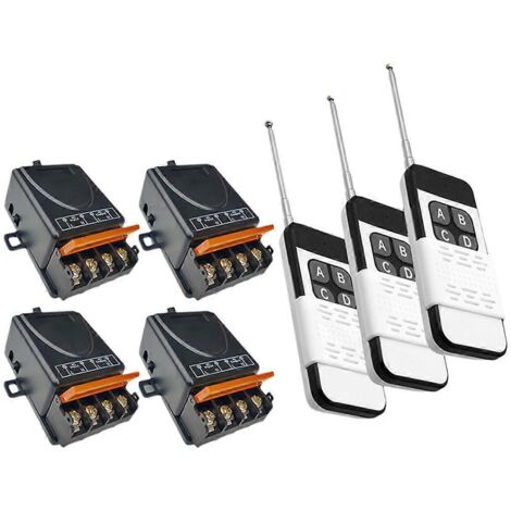 Interrupteur de télécommande sans fil 433 MHz, module relais haute puissance 30 A -- (1/5)