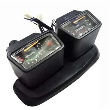 Tableau de bord de moto : compteur de vitesse et compte-tours pour -- (1/5)