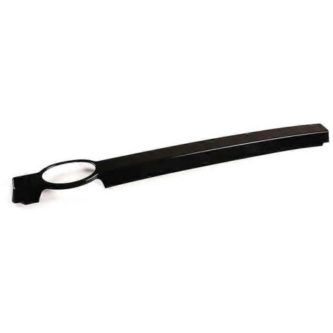 Baguettes de finition pour calandre avant de voiture, noir brillant (1/5)