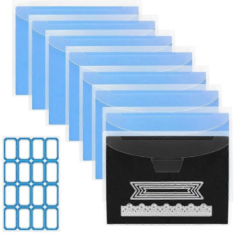Sac de rangement pour tampons et matrices et feuille magnétique - Kit de rangement pour matrices, bleu (1/5)
