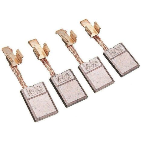 Lot de 4 balais de charbon pour perceuse à percussion électrique DTD146 (1/5)