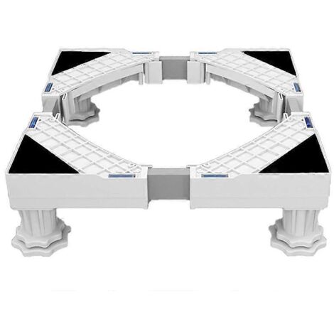 Support pour machine à laver, longueur réglable, charge maximale 300 kg, anti-vibrations. (1/5)