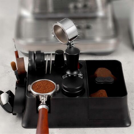 Station de tassage pour expresso - Porte-filtres à café 51 mm, 53 mm, 54 mm et 58 mm (1/5)
