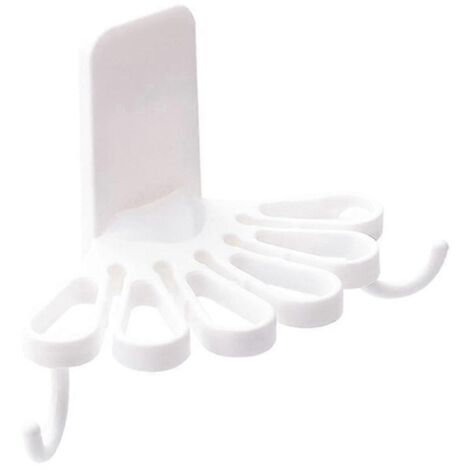 Organisateur de rangement pour torchons de cuisine en forme de fleur avec crochets A-- (1/5)