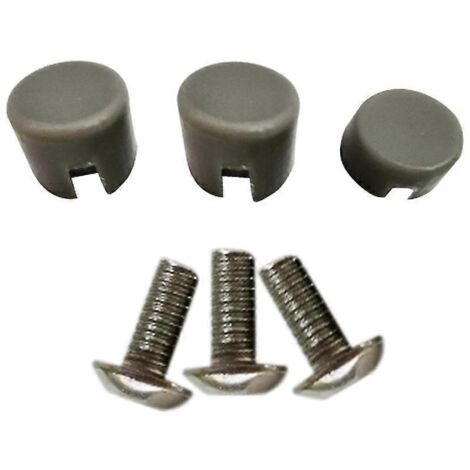jeu de bouchons à vis arrière en caoutchouc pour scooter M365 (gris) (1/5)