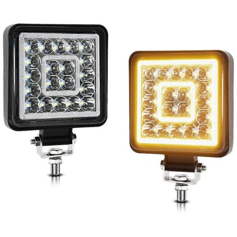 Projecteurs LED cubiques de 4 pouces, 160 W, 16 000 lm, 9-30 V, pour tracteurs. (1/5)