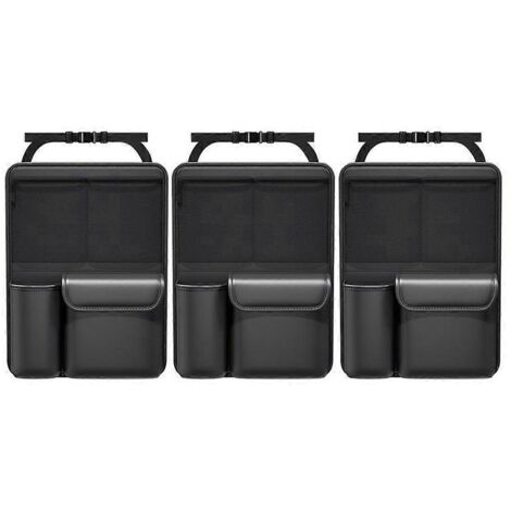 Ensemble de sac de rangement en cuir pour coffre de voiture, outils pliables pour dossier de siège auto --- (1/5)