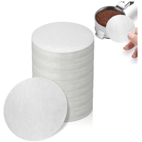 800 filtres à café en papier non blanchi pour machine à expresso -53 mm-- (1/5)