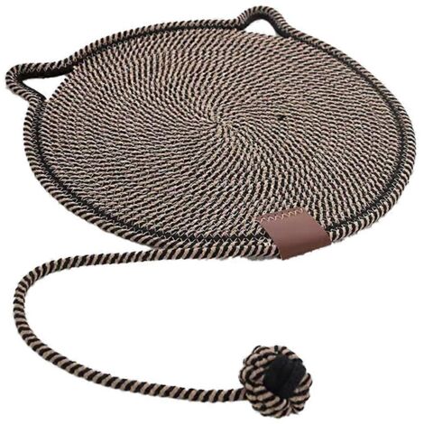 Tapis griffoir en corde de coton pour chat, B-- (1/5)