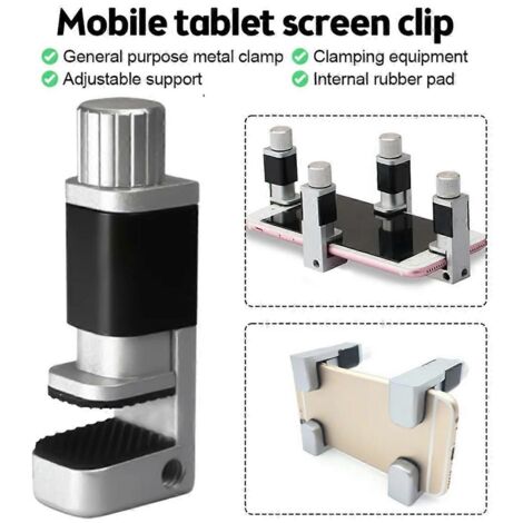 pince de fixation réglable pour téléphone portable, outil de réparation en plastique. (1/5)