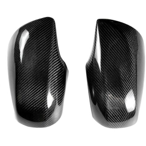 Coque de rétroviseur en fibre de carbone pour voiture, sans éclairage -- (1/5)