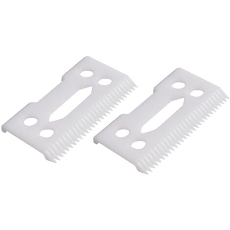 2 lames de tondeuse en céramique de zircone à 28 dents pour tondeuse senior -- (1/5)