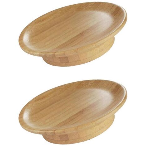 Lot de 2 dessous de verre à vin en bambou. (1/5)