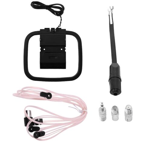 Kit d'antenne radio FM/AM pour récepteur intérieur avec convertisseur d'antenne --- (1/5)