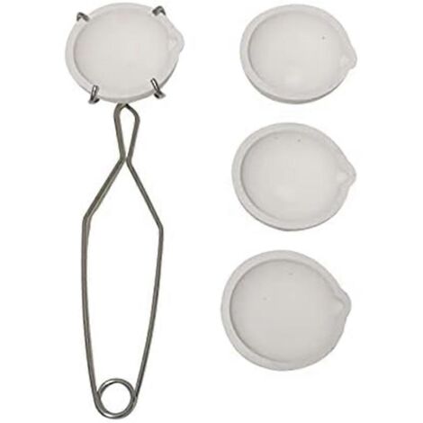 Ensemble de 5 petits creusets en céramique pour la fusion -- (1/5)