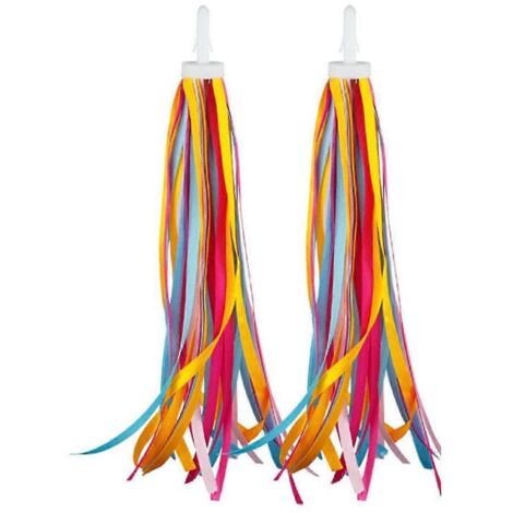 Rubans à pompons pour guidon de vélo enfant B-- (1/5)