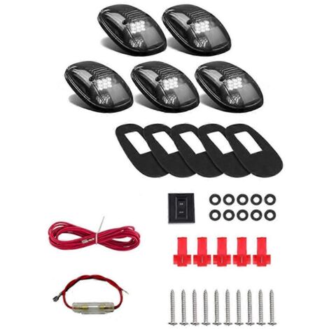 Feux de gabarit de toit à 9 LED pour cabine de camion/SUV, éclairage extérieur LED 12 V CC (1/5)