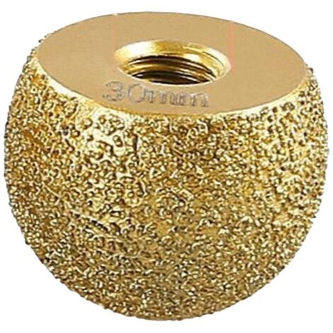 Outils de polissage coniques diamantés en forme de champignon pour galets et pavés, 30 mm (1/5)
