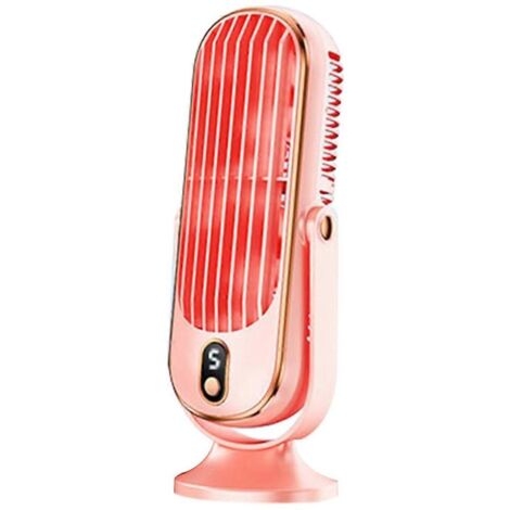 Ventilateur tour sans pales pivotant à 720°, ventilateur oscillant silencieux rose-- (1/5)