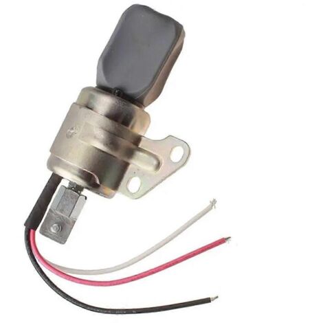 Pour excavatrice E20 E17 1756ES, interrupteur d'arrêt d'urgence de l'électrovanne 12 V (1/5)