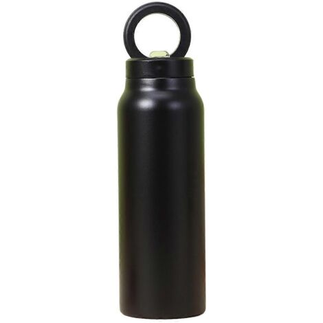 Bouilloire noire 720 ml avec support magnétique pour téléphone portable - (1/5)