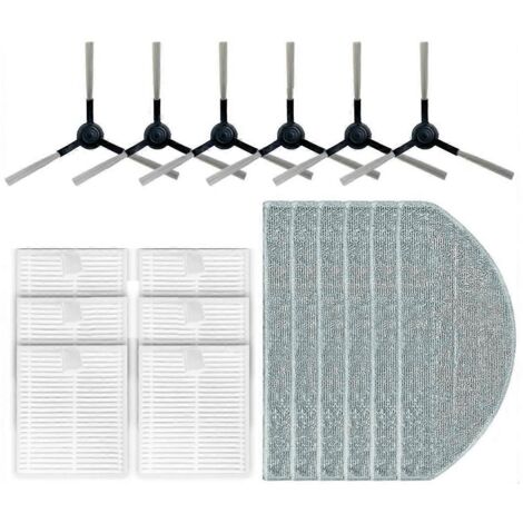 Pour balai à franges avec filtre HEPA et brosse latérale EVE CC / SDJ12RM, lot de 18 pièces -- (1/5)