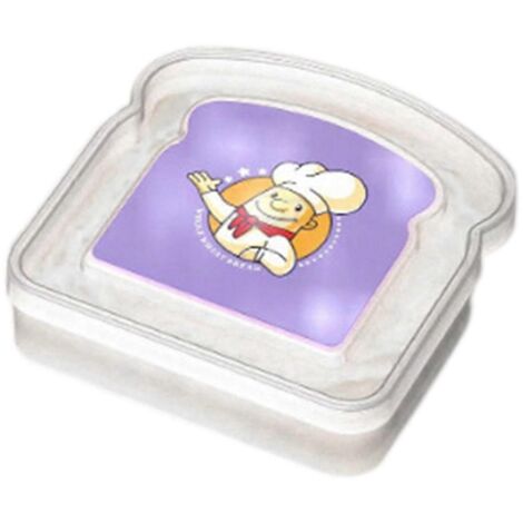 Boîte à sandwich réutilisable, boîte hermétique, boîte à pain transparente A-- (1/5)