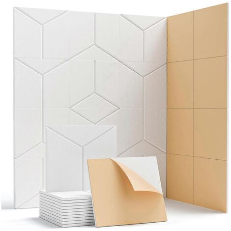 Lot de 12 panneaux muraux insonorisés, 12 x 10 x 0,4 pouces (1/5)