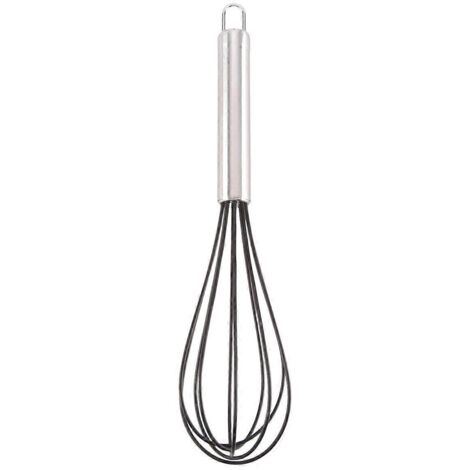Fouet de cuisine en silicone, fouet à œufs en silicone de 25 cm (10 pouces) -- (1/5)