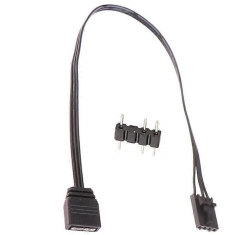 Adaptateur 4 broches RGB vers ARGB standard 3 broches 5 V -- (1/5)