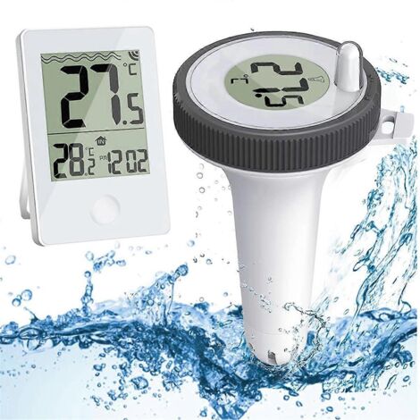 Thermomètre de piscine sans fil flottant pour intérieur et extérieur --- (1/5)