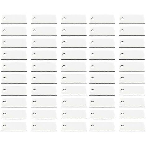 50 supports vierges pour plaques nominatives à sublimation -- (1/5)