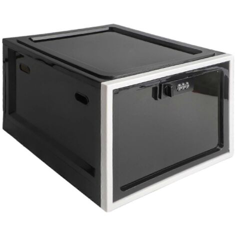 Boîte de rangement verrouillable pour médicaments, téléphone portable, noir-- (1/5)