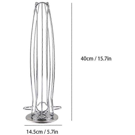 Support de rangement rotatif pour dosettes de café, en métal. (1/5)