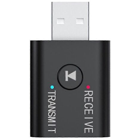 Émetteur-récepteur Bluetooth 5.0 portable, entrée auxiliaire 3,5 mm, USB Mini 2 en 1 (1/5)