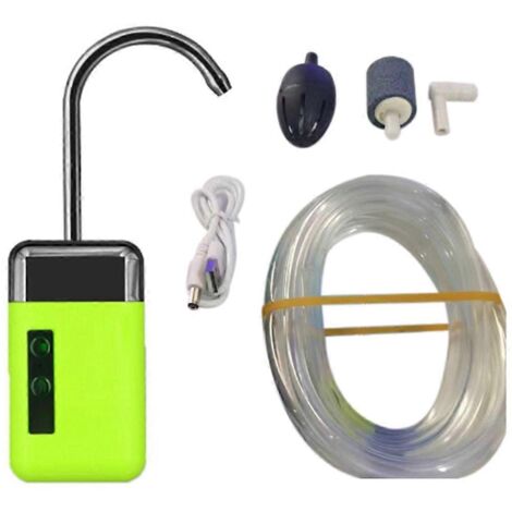 Robinet de pêche et pompe à oxygène pour aquarium, outil silencieux pour la maison --- (1/5)