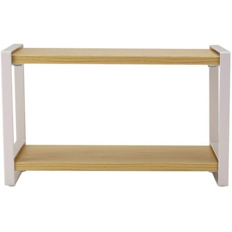 Étagère de rangement à double niveau pour épices de cuisine et autres articles ménagers - (1/5)