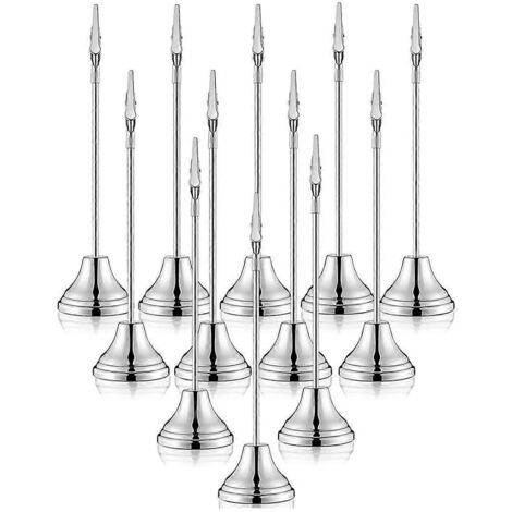 Lot de 12 porte-numéros de table 9 pouces avec pince crocodile (1/5)