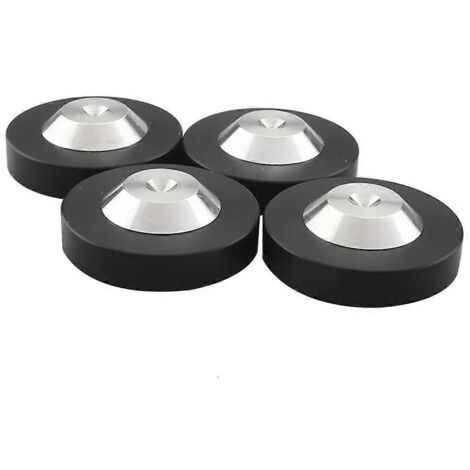 Support de pointes pour haut-parleur, amplificateur, convertisseur numérique-analogique et lecteur CD (lot de 4) - 39 x 13 mm (1/5)