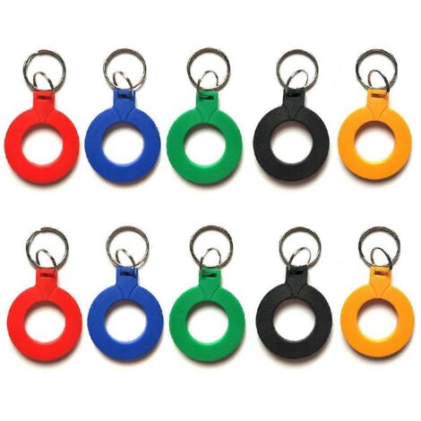 Lot de 10 cartes RFID réinscriptibles T5577 EM4305, couleurs assorties (1/5)