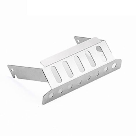 Plaque de protection avant en acier inoxydable pour pièces de voiture RC MN D90 1/12-- (1/5)
