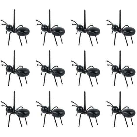 12 cure-dents fourmis, fourchettes à fruits et desserts, pour gâteaux et en-cas. (1/5)