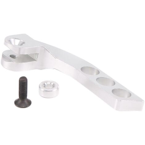 Ajusteur d'équilibreur de sangle de cou d'émetteur à 4 trous, argenté vertical -- (1/5)
