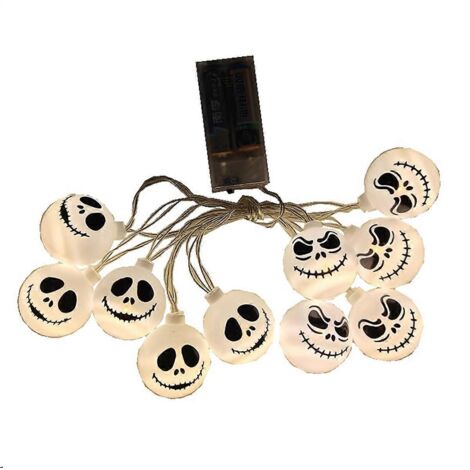 Lampe d'Halloween à LED fonctionnant sur piles - Utilisée pour la décoration d'Halloween (1/5)