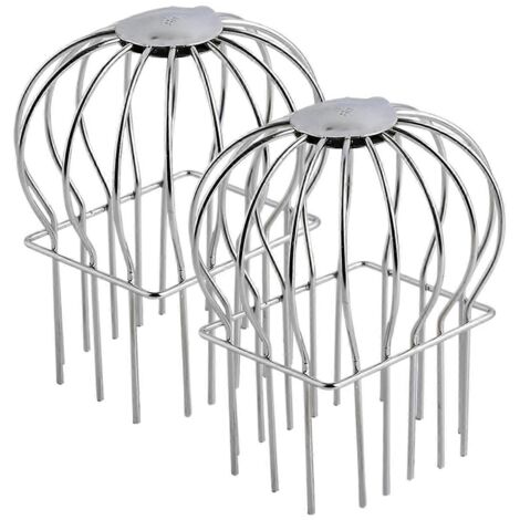 Protection de gouttière, 2 filtres ronds pour descente de gouttière anti-feuilles - B-- (1/5)