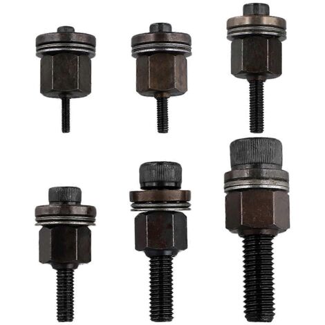 Jeu de 6 rivets manuels en acier pour remplacement d'écrous. (1/5)