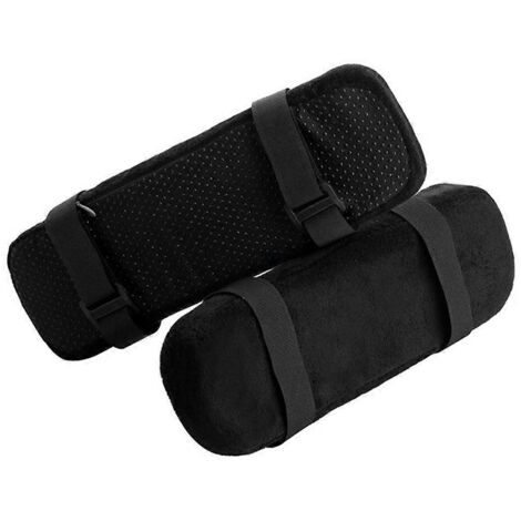 Lot de 2 coussins d'accoudoirs en mousse à mémoire de forme pour chaise de bureau (1/5)
